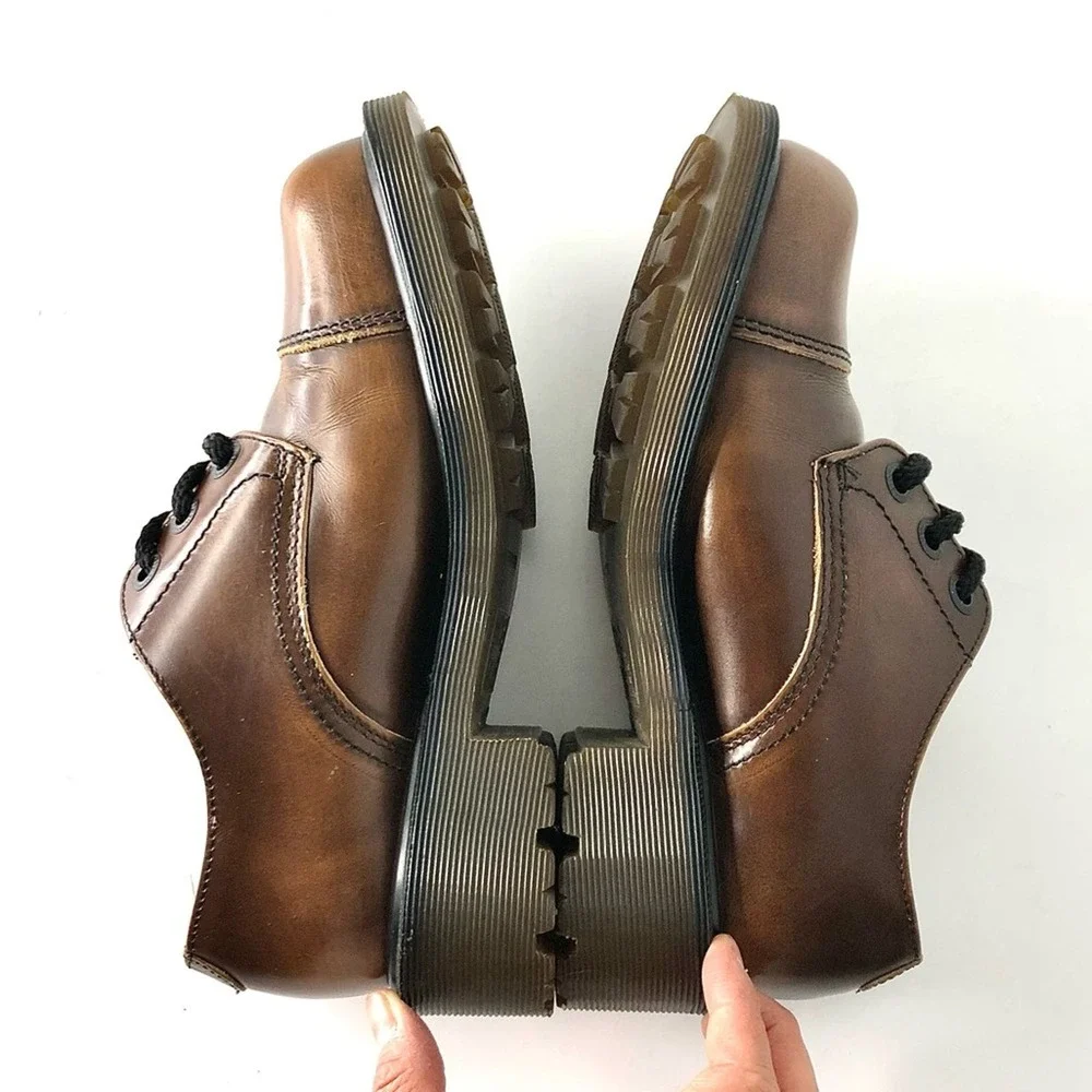 Vintage Dr Martens MIE 8309 Cap Toe Square Toe Oxfords Women’s 6 Shoes - Picture 5 of 8